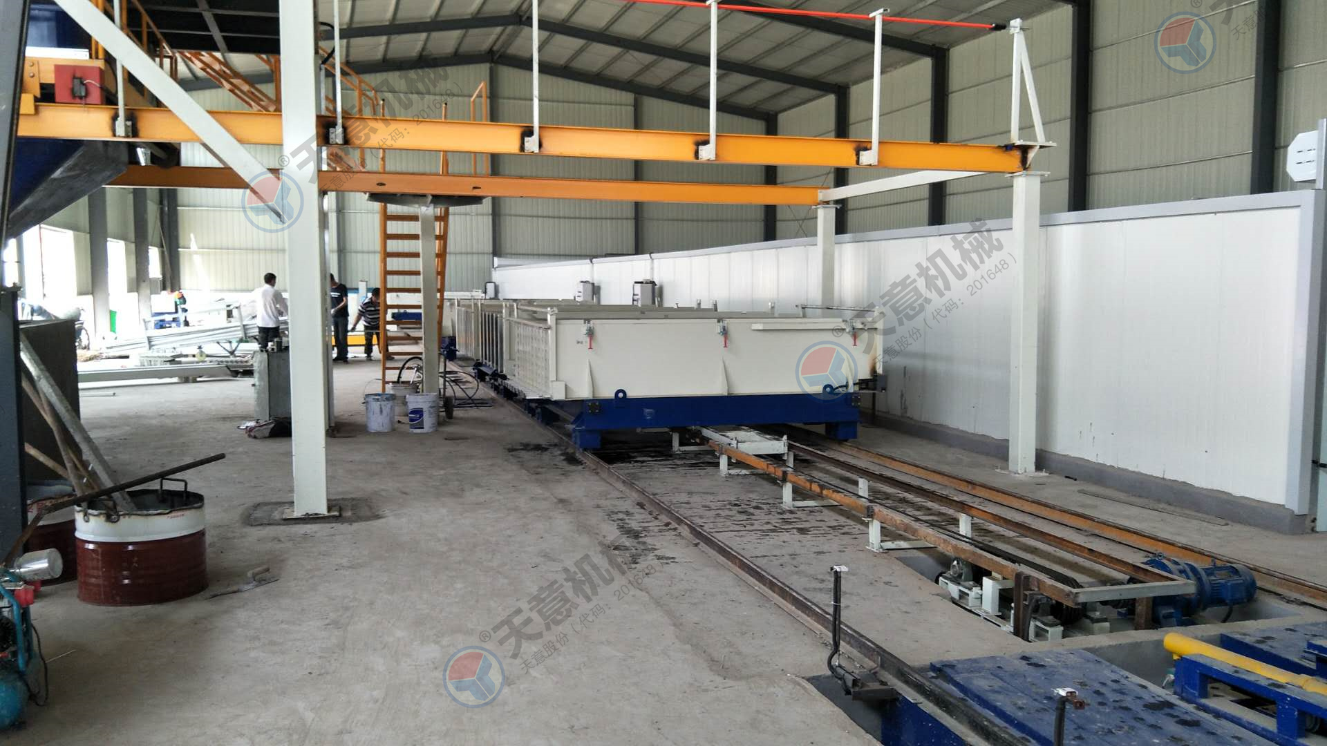 輕質隔墻板設備自動化程度高，產量大